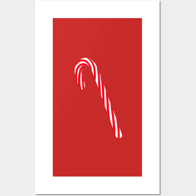 Candy Canes Pattern Wall Art by OneThreeSix